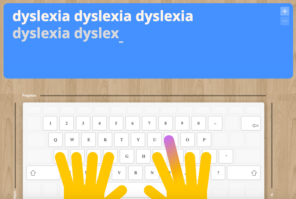Why learning to type is helpful if you have dyslexia